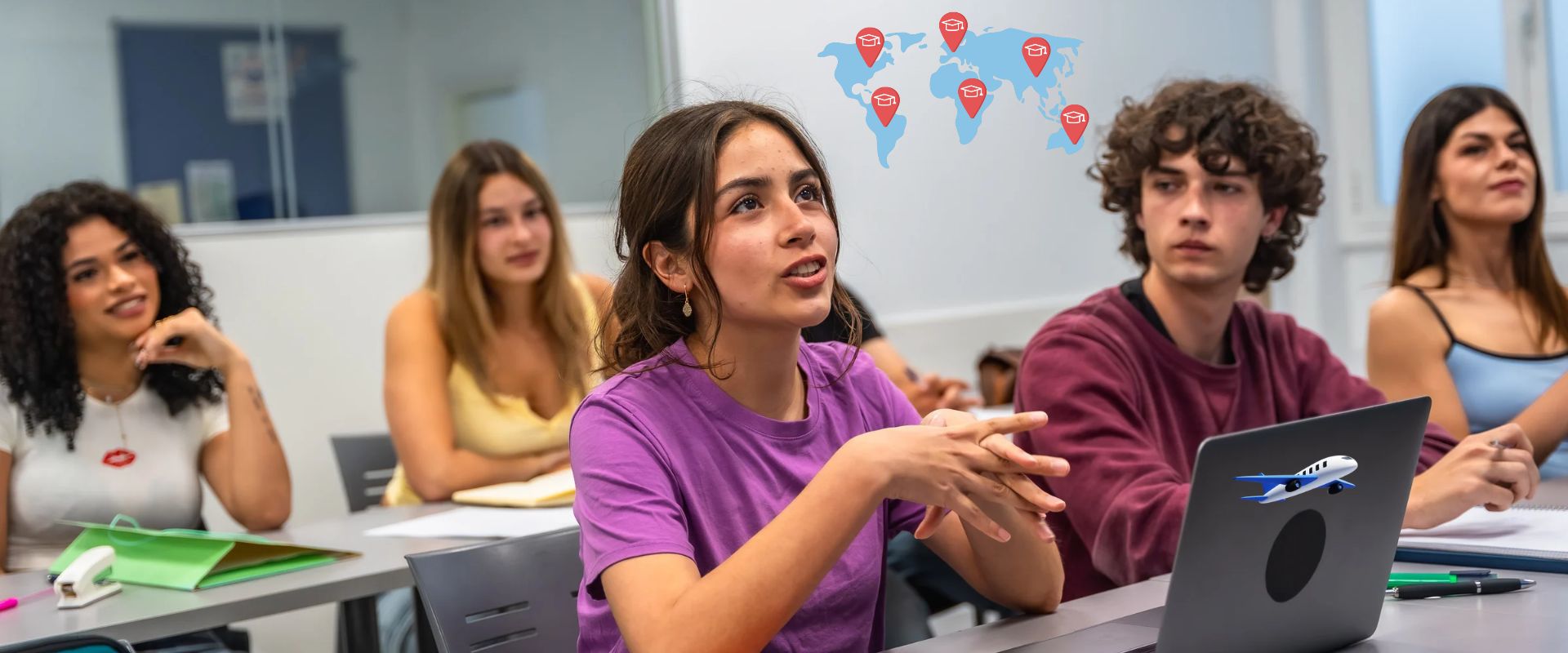 Indian students preparing to study abroad