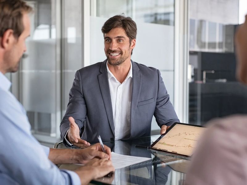 TRUEMATICS counsellor guiding a student